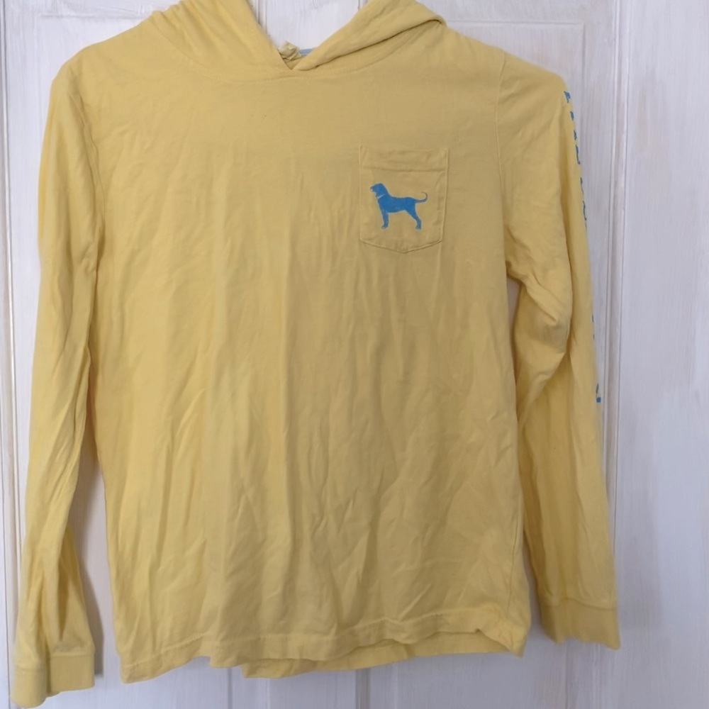 Girls Black Dog Hoodie